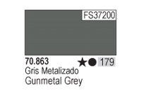 Vallejo Model Color - Gunmetal Grey  - VAL70863 - 17ml